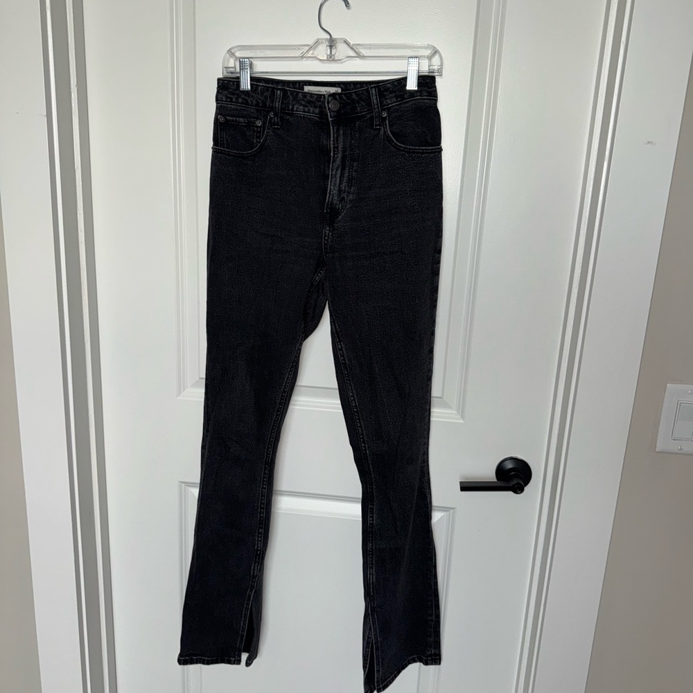 Abercrombie & Fitch Black Skinny Bootcut Women's Jeans
